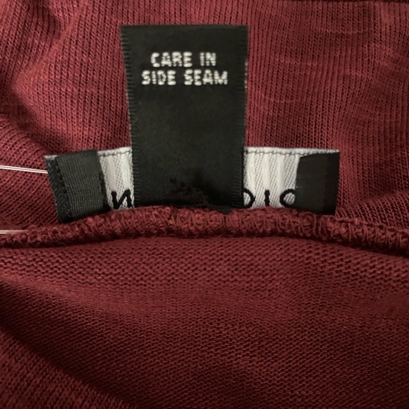 I.N. Studio Maroon Top with Gold Necklace - Picture 11 of 12